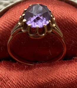 Кольцо с камнем-1 , 583 пр, 4 гр.