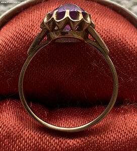 Кольцо с камнем-1 , 583 пр, 4 гр.