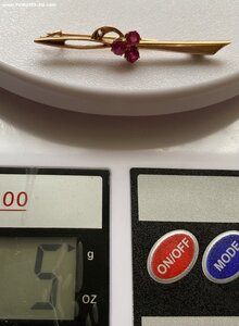 Брошь , 583 , 5 гр.