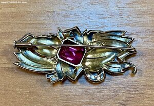 Большая золотая брошь. 13,32 грамма.