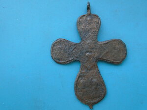 Старинный большой нательный крест.