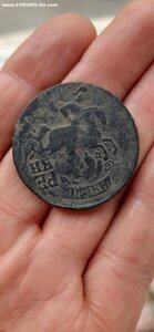 Коллекция монет 58 предметов медь