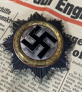 Орден немецкого креста в золоте