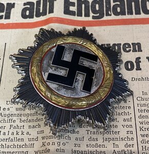 Орден немецкого креста в золоте