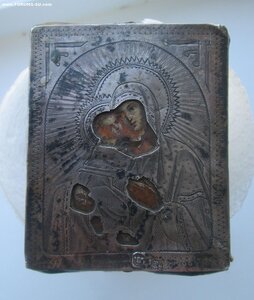 Икона Владимирской Богородицы 84пр 1882г