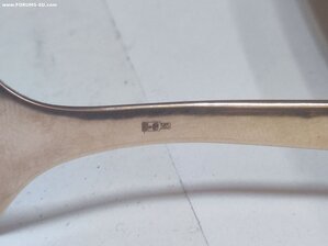 Вилка и ложка десертные Золото 585 проба вес 88,76 гр.