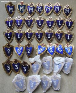 Солдатские СССР " М,1,2,3" бронза,оптом
