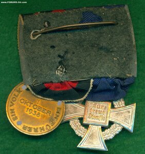 Колодка: Судеты и 25 лет выслуги/Рейх/