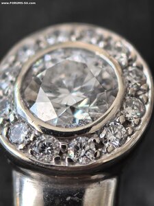 Кольцо. Кулон.. Серьги. С бриллиантами. Золото 585.