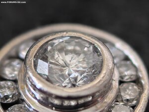 Кольцо. Кулон.. Серьги. С бриллиантами. Золото 585.