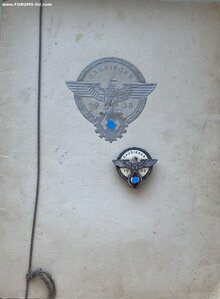 Знак Гитлерюгенд : "лучший по профессии" 2 степени в серебре