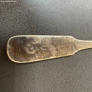 Ложка столовая. Серебро 84 проба. Царская Россия