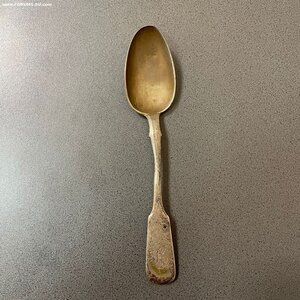 Ложка столовая. Серебро 84 проба. Царская Россия