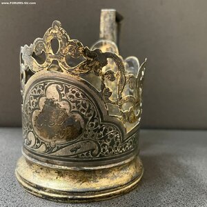 Подстаканник серебро 875 Кубачи