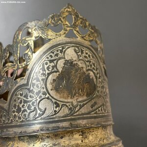 Подстаканник серебро 875 Кубачи