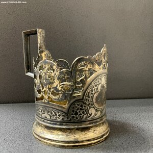 Подстаканник серебро 875 Кубачи