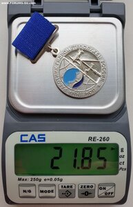 Почётный работник гидрометеослужбы № 2454