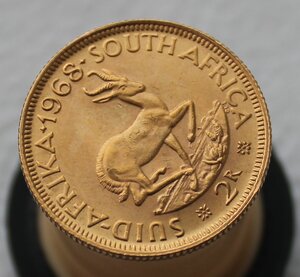 Золотая монета южноафриканский Крюгерранд, ЮАР