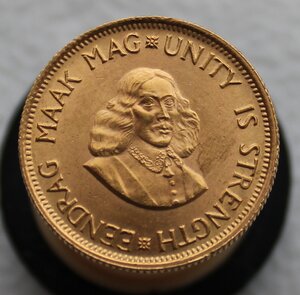 Золотая монета южноафриканский Крюгерранд, ЮАР