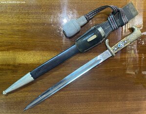 Парадный полицейский штык-нож в ножнах