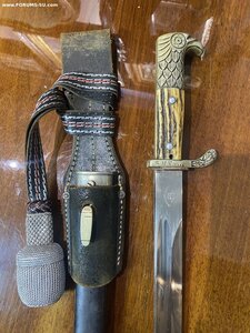 Парадный полицейский штык-нож в ножнах