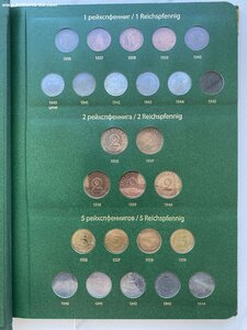 Полная коллекция, альбом монет Германии 3 Рейха 1939-1945