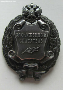 Заслуженный спасатель РФ.