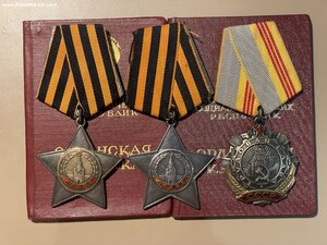 Орден Славы 2,3 ст., Орден Трудовой Славы 3 ст. + доки