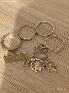 Золото 585 пробы, 19,44 грамма
