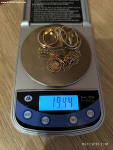 Золото 585 пробы, 19,44 грамма