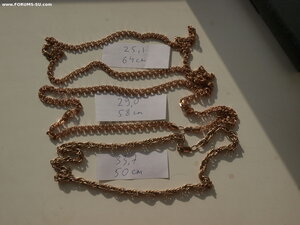 Серебряная позолоченная цепь 925