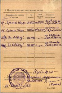 2 КЗ номера подряд ОВ2 юб.на разведчика
