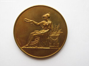 Школьная медаль - Франция - 1906 г. - В родной коробочке.