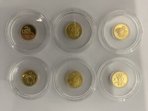 25 рублей ЗНАКИ ЗОДИАКА. Золото 12шт полный комплект