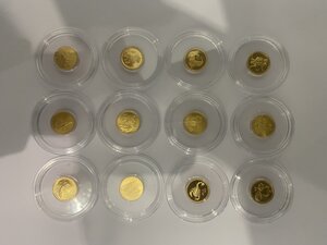 25 рублей ЗНАКИ ЗОДИАКА. Золото 12шт полный комплект