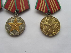 Выслуга МВД СССР с серебряной 20-кой.