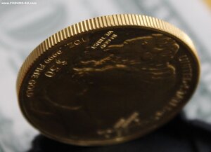 50 долларов 2009 F, Баффало. США 1oz 999.9 золото