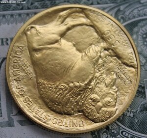 50 долларов 2009 F, Баффало. США 1oz 999.9 золото