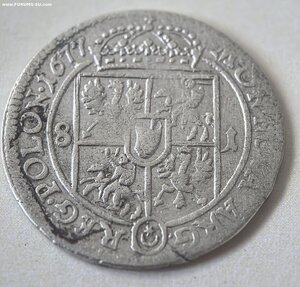 РЕДКИЙ!!! ОРТ 1677 ГОД. R5!!!