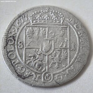 РЕДКИЙ!!! ОРТ 1677 ГОД. R5!!!