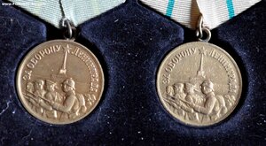 пять боевых Ленинградов  паяные уши одним лотом