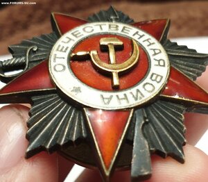 Орден ОВ на моряка отдельного разведбата ВМБ ЧФ