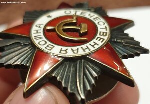 Орден ОВ на моряка отдельного разведбата ВМБ ЧФ