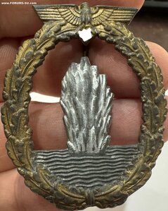 ЗНАК МИННЫЙ ТРАЛЬЩИК КЛЕЙМО RS ! СОСТОЯНИЕ !