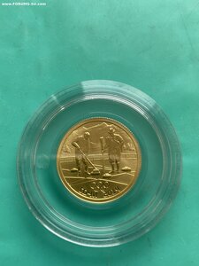 50 рублей, золото, Сочи 2014, кёрлинг