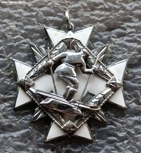 Жетон лыжных соревнований K.Wihtolin Riga Буржуазная Латвия