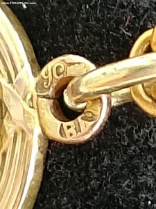 Брелок,часовой медальон, 56, с футляром.