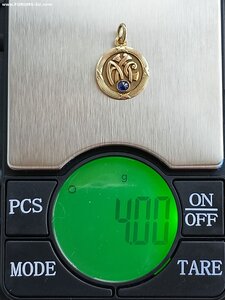 Брелок,часовой медальон, 56, с футляром.