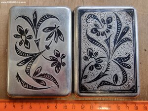 Портсигар вес 187гр.