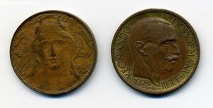 Италия.Монетовидные жетоны.Миланские выставки.